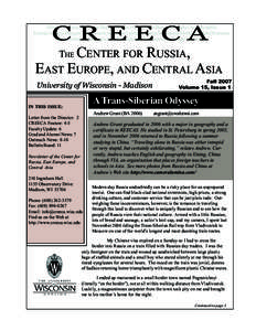 Association of Public and Land-Grant Universities / North Central Association of Colleges and Schools / Languages of Azerbaijan / Languages of Kazakhstan / Languages of Russia / University of Wisconsin–Madison / University of Wyoming / Ukrainian language / Russian language / Languages of Europe / Languages of Asia / Europe