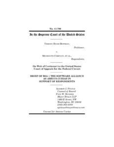 No[removed]In the Supreme Court of the United States VERNON HUGH BOWMAN, Petitioner, v.