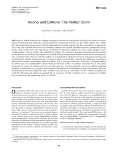 Reviews  JOURNAL OF CAFFEINE RESEARCH Volume 1, Number 3, 2011 ª Mary Ann Liebert, Inc. DOI: [removed]caf[removed]