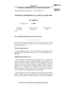 Employment compensation / Investment / Pension / Personal finance / Finance / Economics / Home Office Circular 46/2004 / Pensions in the United Kingdom / Financial services / Financial economics