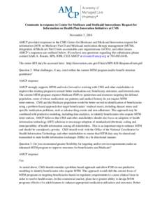 Federal assistance in the United States / Healthcare reform in the United States / Presidency of Lyndon B. Johnson / Medication therapy management / United States / Medicine / Accountable care organization / Medicare / Medicaid / Managed care / Healthcare in the United States / Health