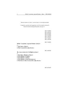 Violence / Shin Bet / Public Committee Against Torture in Israel / Interrogation / Torture / Petitioner / Ethics / Law / Human rights abuses