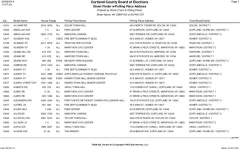 [removed]:47 am Page 1  Cortland County Board of Elections