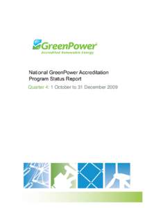 Renewable Energy Certificate / Greenpower / Lumo Energy / ActewAGL / Synergy / Jackgreen / Sustainable energy / Green electricity in Australia / Energy / Renewable energy / EnergyAustralia