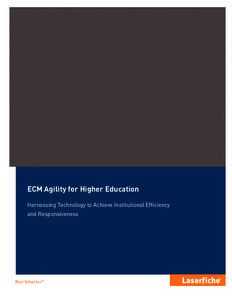 Agile ECM Higher Education