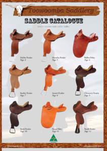 SADDLE CATALOGUE Genuine Australian Made Leather Saddles Dubbo Fender Page: 4