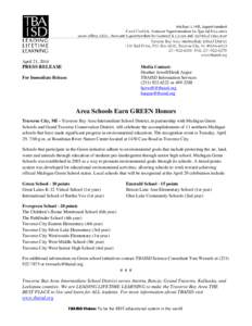 April 21, 2014  PRESS RELEASE Media Contact: Heather Jewell/Heidi Argue