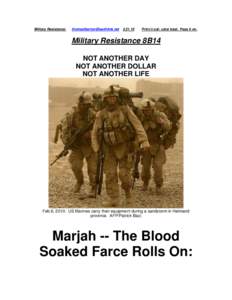 Military Resistance:   