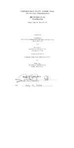 CHITTENANGO OVATE AMBER SNAIL (Novisuccinea chittenangoensis) RECOVERY PLAN First Revision Original Approval: March 24, 1983