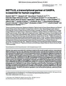 HMG Advance Access published February 19, 2014 Human Molecular Genetics, 2014 doi:[removed]hmg/ddu054 1–11