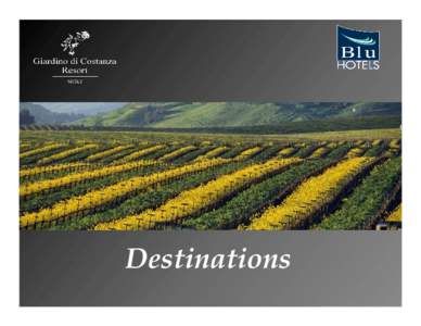 Destinations  Il Giardino di Costanza Luxury Resort*****L è immerso tra gli splendidi ulivi e vigneti della Sicilia occidentale.