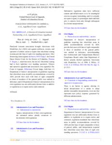 Paralyzed Veterans of America v. D.C. Arena L.P., 117 F.3d[removed]U.S.App.D.C. 25, 6 A.D. Cases 1614, 23 A.D.D. 142, 10 NDLR P 118 Substantive regulation must have sufficient content and definitiveness as to be m
