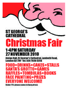 posterFAIR3_santa[removed]:32 Page 1  St GeorGe’S CatHedraL  Christmas