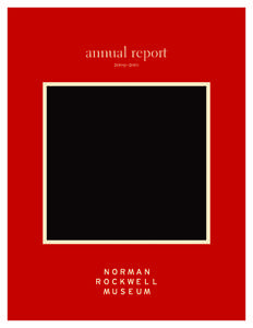 annual report 2oo9–2o10 1  	president & chairman’s letter