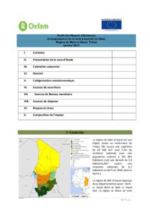 Profil des Moyens d’Existence des populations de la zone pastorale de Salal, Région de Bahr el Gazal, Tchad JanvierI.