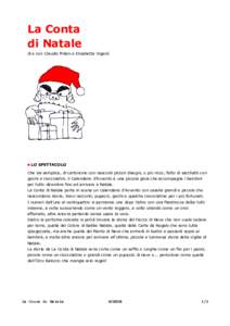 La Conta di Natale di e con Claudio Milani e Elisabetta Viganò n