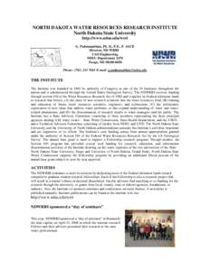 North Central Association of Colleges and Schools / North Dakota State University / Fargo–Moorhead / American Association of State Colleges and Universities / Groundwater / Geography of North Dakota / North Dakota / Association of Public and Land-Grant Universities