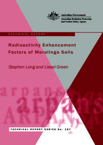 Radioactivity enhancement Factors of Maralinga Soils