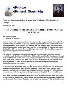 THE CORRUPT BUSINESS OF CHILD PROTECTIVE SERVIC…慭瀻