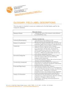 Microsoft Word - mdb_glossary_of_field_labels.doc