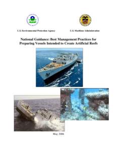 National Guidance: Best Management Practices for Preparing Vessels Intended to Create Artificial Reefs