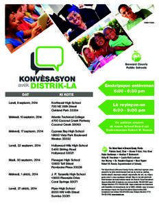 Haitian Creole  Broward County Public Schools  KONVÈSASYON
