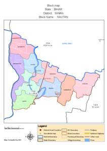 Block map State : BIHAR District : SIWAN Block Name : NAUTAN  HATHUA