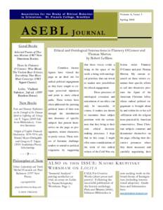 ASEBL Journal vol 6 no 1 Spring 2010