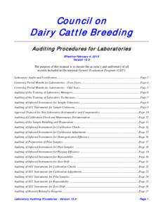 Council on Dairy Cattle Breeding