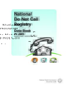 National Do Not Call Registry Data Book FY 2016