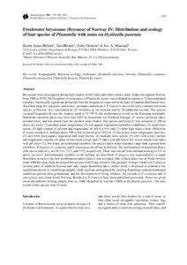Veterinary parasitology / Bryozoa / Økland / P. emarginata / Biology / Zoology / Myxozoa / Tetracapsuloides bryosalmonae