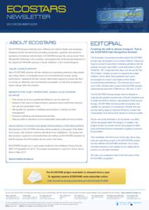 ecostars newsletter 20 December 2011 About ecostars
