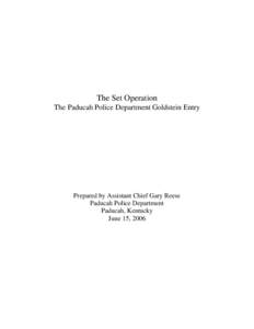 Drug control law / National security / Drug-related crime / Paducah /  Kentucky / McCracken County /  Kentucky / Illegal drug trade / Police / Paducah micropolitan area / Law / Crime