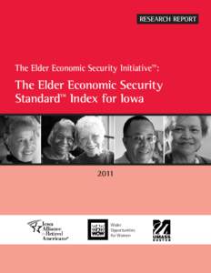 Research Report  The Elder Economic Security Initiative™: The Elder Economic Security Standard™ Index for Iowa