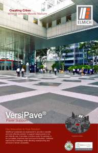 Creating Cities Where Urban Meets Nature VersiPave Paver Support