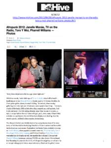 [removed]http://www.mtvhive.com[removed]afropunk-2012-janelle-monae-tv-on-theradiotoro-y-moi-pharrell-williams-photos/#/1 7  