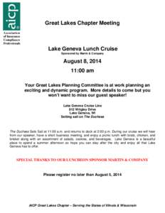 Microsoft Word - Lake Geneva Invite.doc