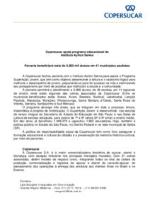 Microsoft Word - 100520_pressrelease_Copersucar_apoia_programa_educacional_do_Instituto_Ayrton_Senna.doc