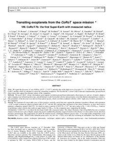 Exoplanetology / Monoceros constellation / Extrasolar planets / Space telescopes / Transiting extrasolar planets / COROT / Super-Earth / Brown dwarf / Kepler / Astronomy / Planetary science / Space