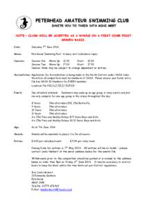 Microsoft Word - Peterhead Mini Meet 2014 Invite