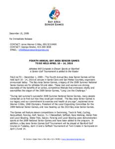 December 15, 2009 For Immediate Release CONTACT: Anne Warner Cribbs, CONTACT: George Broder, EMAIL: 
