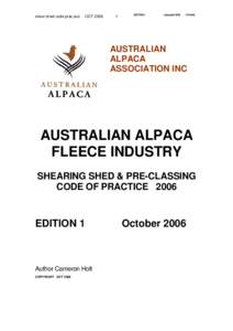 shear shed code prac.aus  OCT[removed]