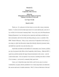 Business / Financial institutions / Risk / Basel II / Bank / Federal Deposit Insurance Corporation / Office of the Comptroller of the Currency / Value at risk / Actuarial science / Management / Ethics