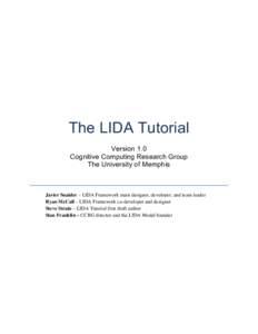 LIDA / Cognition / Cognitive Computing Research Group / ACT-R / Stan Franklin / Science / Cognitive architecture / Artificial intelligence / Cognitive science