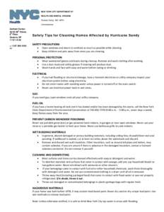 Microsoft Word - Cleaning Up After Hurricane Sandy - English