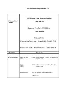 Microsoft Word[removed]Flood Recovery Resource List