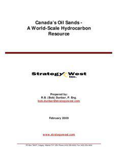 Oil Sands Regulatory Overview