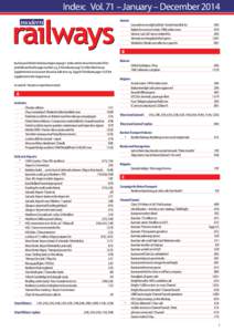 Index: Vol. 71 – January – December 2014 Austria: 