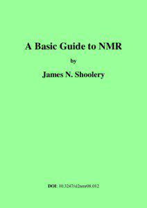 A Basic Guide to NMR by