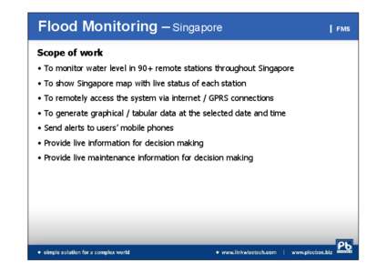 Microsoft PowerPoint - FMS References - Flood Monitoring